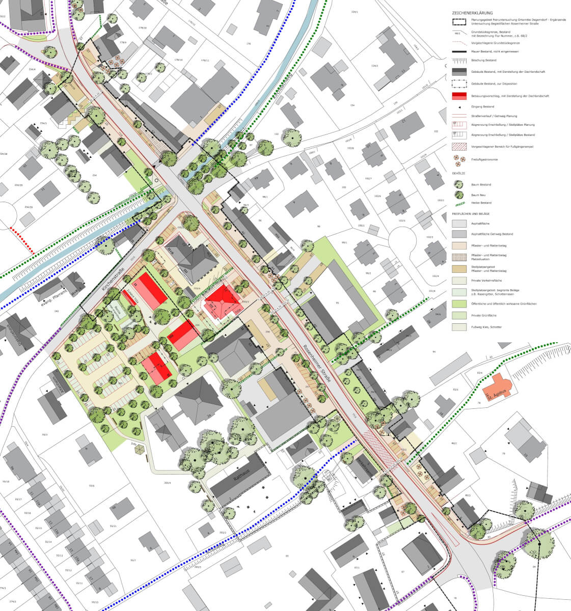 Städtebau: Gestaltplan "Ortsmitte Degerndorf"